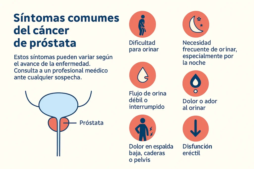 los síntomas del cáncer de próstata más comunes-clinica del hombreclinica del hombre