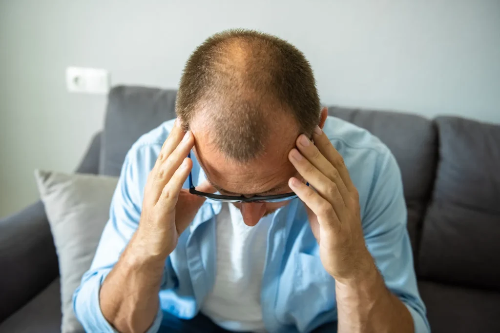 Caida de cabello por estres - clinica del Hombre
